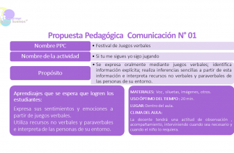 Propuestas pedagógicas comunicativas : «Festival de juegos verbales»